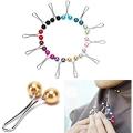 Multi-Color Hijab Clip Pins for Women - Safety Scarf Brooches. 
