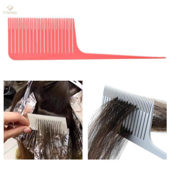4Pcs%20Weaving%20Highlighting%20Foiling%20Hair%20Comb%20Highlight%20Styling%20Black+Pink%20-%20Image%202
