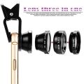3 In 1 Fish Eye Lens Camera Kits Universal Wide Angle Macro Fisheye For iPhone 11 Pro XS MAX XR X 8 7 6s Plus Ojo De Pez Movil-fisheye. 