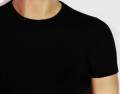 Pack of 4 Black Cotton Half Sleeves Round Neck T Shirt for Men. 