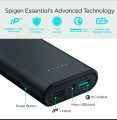 Spigen Essential Power Bank 20100mAh Portable Charger with Quick Charge 3.0 and 5V 2.4A Power. 