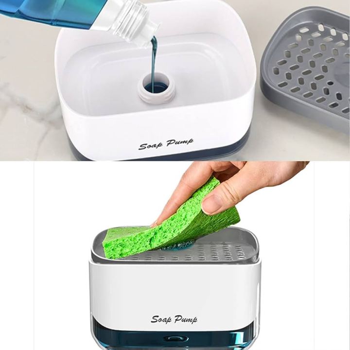 Soap%20Dispenser%20for%20Kitchen,%20Soap%20Dispenser%20and%20Sponge%20Holder,%20Countertop%20Soap%20Pump%20Dispenser,%202-in-1%20Soap%20Dispenser-One%20Hand%20Soap%20Pump%20Dispenser%20-%20Image%202