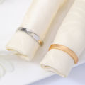 Modern Napkin Ring Design Stylish Gold Napkin Holder Buckles Easy to Use Elegant Table Decor Perfect for Christmas Modern Napkin Rings Napkin Ring Set. 