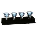 Set of 4 Blue Diamante Napkin Rings  - Premier Home - SKU 8855119. 