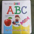 Pack Of 3 First Learning Books Hard Card Board Paper For Toddlers And Kids - English Urdu & Math Books For Kids Learning & Education - Early Learning. 