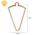 BODHI Necktie Clutch Non-oxidizing Men Tie Chain Tack Clip Locking Pin. 