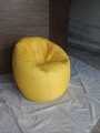 Blue Puffy Style Bean Bag Sofa. 