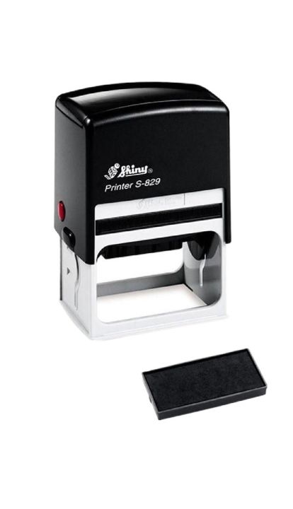 Shiny S-829 self-inking stamp 40mm x 64mm