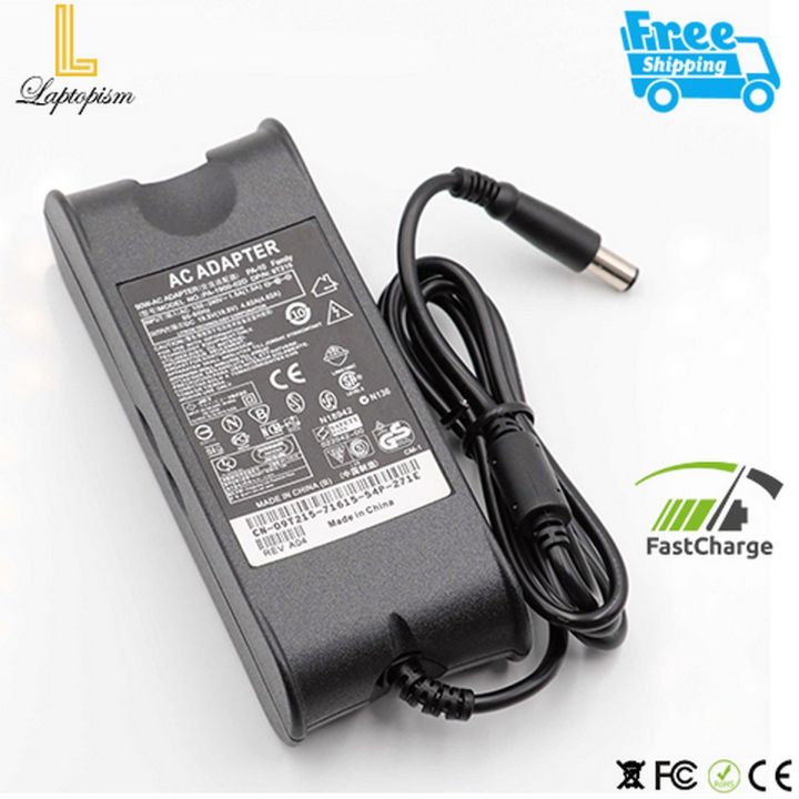 DELL_ INSPIRON 15 3520 19.5V 4.62A 7.4x5.0 HIGH PERFORMANCE LAPTOP ADAPTER CHARGER WITH CABLE