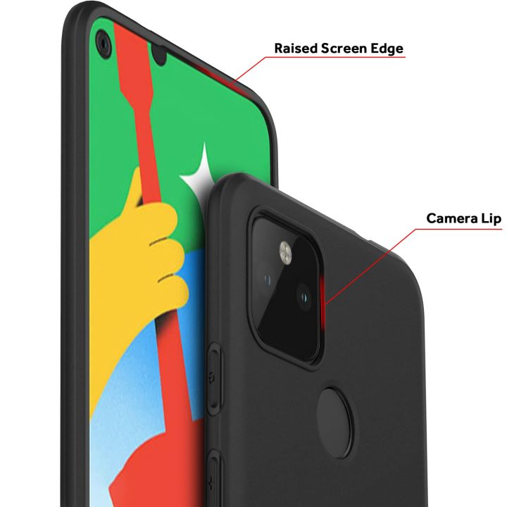 Google%20Pixel%204A%205G%20Back%20Cover%20Soft%20Tpu%20Slim%20Matte%20Flexible%20Case%20For%20Google%20Pixel%204a%205G%20-%20Black%20-%20Image%207