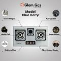 Mega Madness Combo Deal 2 – Glam Gas Range Hood Orbit-12 + Built-in Hob Blue Berry. 