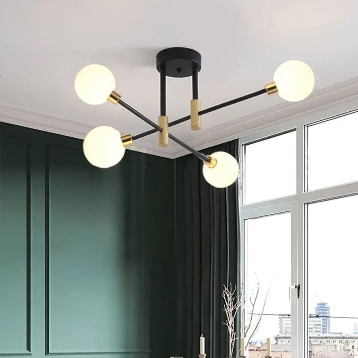 1pc%20Modern%20Industrial%20Black%20&%20Golden%20Pendant%20Light%20-%20Elegant%204/6%20Bulb%20Ceiling%20Fixture%20-Hanging%20Light%20%7C%20Ceiling%20Light%20%7C%20Pendant%20Lamp%20for%20Home%20Decor%20%7C%20Stylish%20Ceiling%20&%20Pendant%20Lighting%20%7C%20Room%20lights%20%7C%20Led%20bulbs%20(Bulb%20Not%20Included)%20-%20Image%202