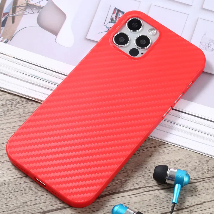 Carbon%20Fiber%20Texture%20PP%20Protective%20Case%20For%20iPhone%2012%20Pro%20Max%20-%20Image%203