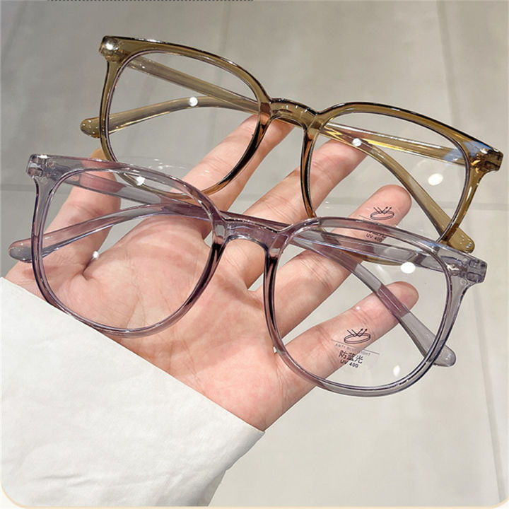 New Fashion Anti-Blu-Ray Women Eyewear Retro Myopia Men Eyeglasses Frame Trend Optical Computer Transparent Universal Glasses