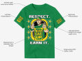 John Cena "Earn The Day" 2021 Green Printed T Shirt Form Him. 