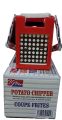 Kimee Potato Chipper Suction Base With Interchangeable 25 & 49 Holes Cutter Section & Pusher - Plates Coupe Frites. 