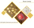LED Rose Flower Tree Table Lamp Chrismats fairy Garland Night Lights Desk Light Wedding Bedroom Party Home decor. 