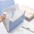 【HOT】 A4/A3/B5 Paper Multi-Function 13 Grids Folder Handheld File Folder Organ Organizer Storage Holder Office Document Storage Tools. 