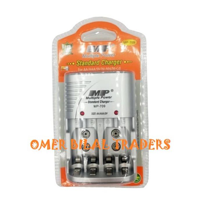 MP Charger for 4pcs AA & AAA Rechargeable Cell & 9 V Battery Charger