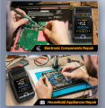 FNIRSI DWS-200 200W Power Repaid Heating Soldering Iron Staion C210 C245 Solder Iron Handle Electronic Welding Rework Station. 