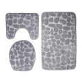 3 PCS Modern Design Bathroom Toilet Lid Covers and Rug Set Toilet Seat Covers. 