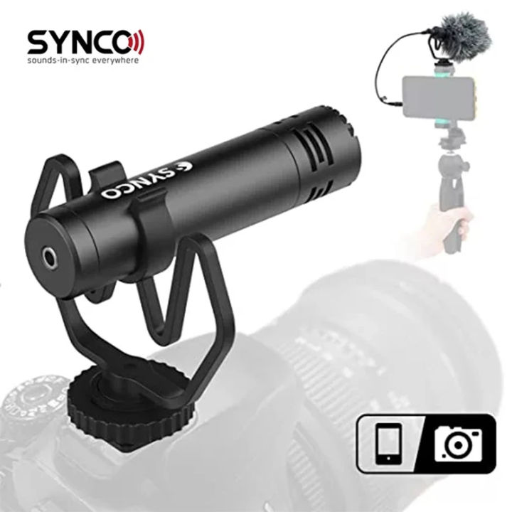 SYNCO Mic M1: Premium Shotgun Microphone for Crystal Clear Audio - Ideal for DSLR, Smartphone, and Camcorders