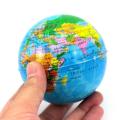 1 X Hot Selling World Map Foam Earth Globe Hand Wrist Exercise Stress Relief Squeeze Soft Foam Ball Toy. 