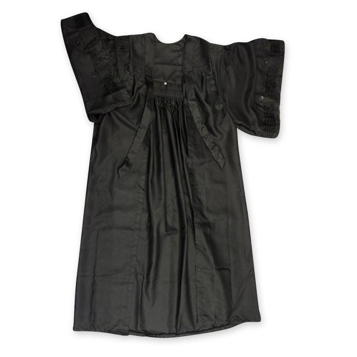 Advocate Gown Black Top Tex Fabric Wrinkle Free All Sizes Available