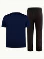Men's Clothing Summer Breathable T-Shirt and Black Trouser Gym wear and comfortable - Summer Tracksuits For Men - Summer Tracksuit for Men - Summer Track Suits For Men - Track Suits for Boys -Track Suit for boys -. 