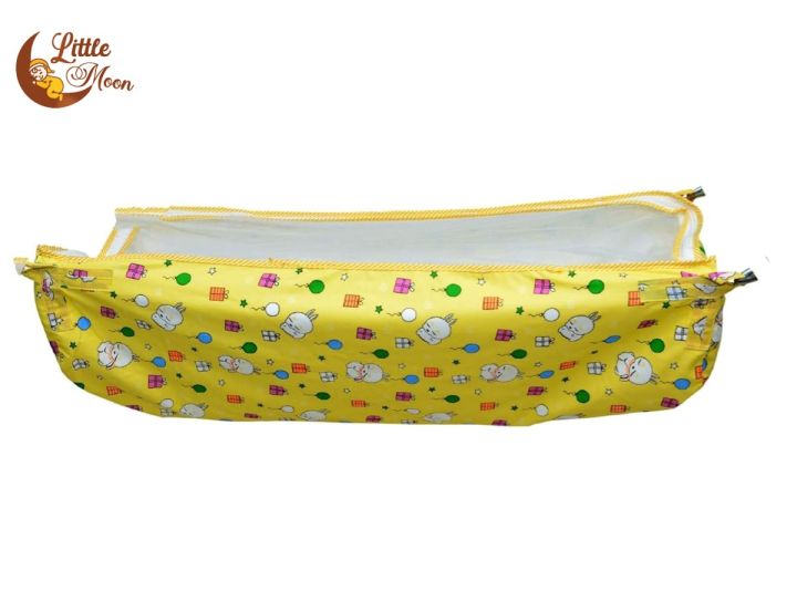 Baby Cradle Cover with Mosquito Net In Multicolor