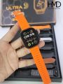 DT 900 7 in 1 Strap Ultra 9 Smart Watch - 49MM Dial - Full Touch Display - 7 Different Strap. 