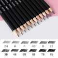 Set of 12pcs different shades Drawing/Sketching pencils. 