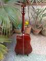 Acoustic Guitar 41 inches Color Purple with Free Gifts. 