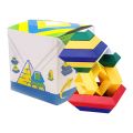 Pyramid Stacking Toy Building Blocks For Kids Creative Preschool Learning Activities Kids Blocks 3D Puzzle Brain Teasers. 