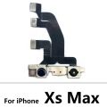 Original Front Camera For iPhone 11 12 mini 12 13 pro MAX Front Camera Flex Cable With Cam Ring Holder Proximity Sensor Facing. 
