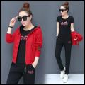 TS-COMBO OF 3 ( T SHIRT+TROUSER+JACKET) TRACK SUIT DESIGN. 