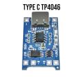 TP4056 BMS, lithium battery charger type C | TYPE C CHARGING MODULE | TP4056 C type USB 3.7V 1A 18650 Cell Battery Charging Module With Battery Protection. 