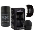 3 in 1 Deal Toppik Hair Fiber 12g Black +Toppik Applicator+Toppik Hairline Optimizer Comb. 