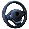 SuperAuto Universal Car PU Leather Steering Wheel Covers Anti-slip Skidproof Durable 38CM Dynamic Fibre Handmade Steering Wheel Cover. 