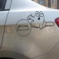 Cat Sticker - Simons Cat Funny Van Boat - Stickers Laptop Car Truck Window Bumper Decor Notebook   Size: 14×9cm/5.5×3.5in(L×W) Bowl Size: 9*5cm/3.5*2.0in(L*W). 