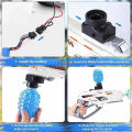 Shooting Space Gel Blaster Rechargeable Electric Machine Toygun With 10000 Pcs Balls - Assorted Colors. 