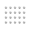 50Pcs Smooth 2.5/3/5/6mm High Precision Balls 304 Stainless Steel Round Bicycle Bearing Balls G25 Precision Silver Steel Solid Beads CNC, Impact Test. 