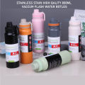 Stainless Steel Bottle 1000ML and 800ml Water Bottle Vacuum bottle Double Wall Thermos Flask Vacuum flask 1000ml/800ml Capacity Water Bottle For Gym Office School Hot And Cold Bottle. 