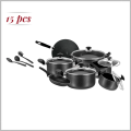 Non Stick Cookware Set-Crystal gift pack -15 Pcs cookware set-non stick cookware set for kitchen.. 