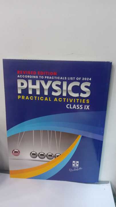 Physics for Class 9 Practical Book Combined Dr Saifuddin New Edition 2024