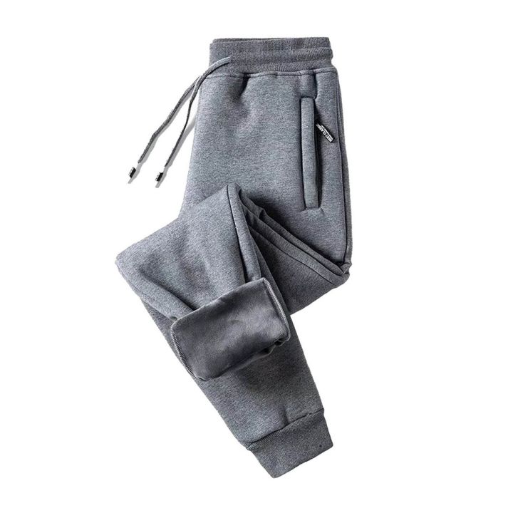 Men s Trousers Elastic Waist Loose Fit Zipper Pockets Sweatpants Ultimate Comfort and Convenience Daraz.pk