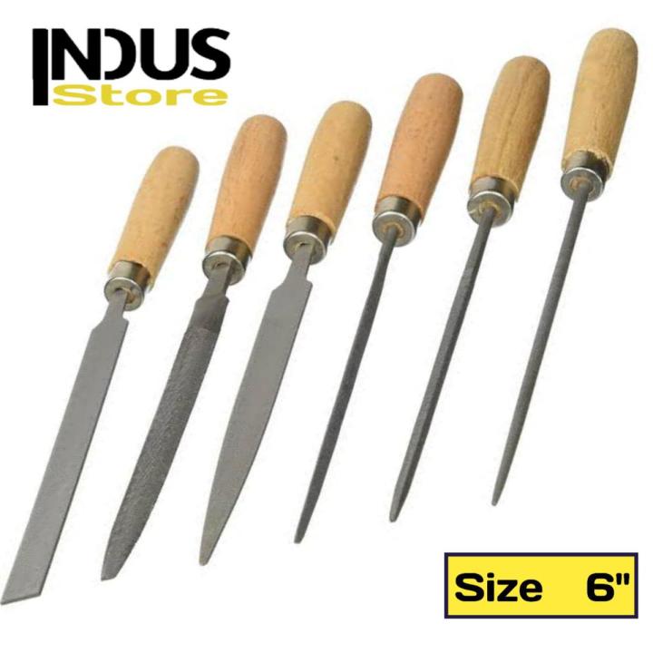 Pack of 6pcs File Set 6\"