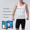 Slim N Lift slimming vest men| Men's Body Shaper Vest(white colour) | Tummy Control, Posture Correction - Slimming Shapewear. 