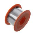 Solid Solder 0.3mm Dia Flux Core 63% Tin 37% Lead Long Wire Reel. 