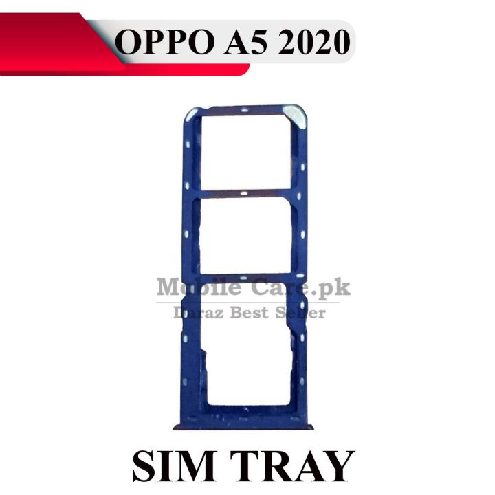 OPPO A5 2020 SIM Tray Sim Jacket Sim Slot Sim Door For OPPO A5 2020 - Blue